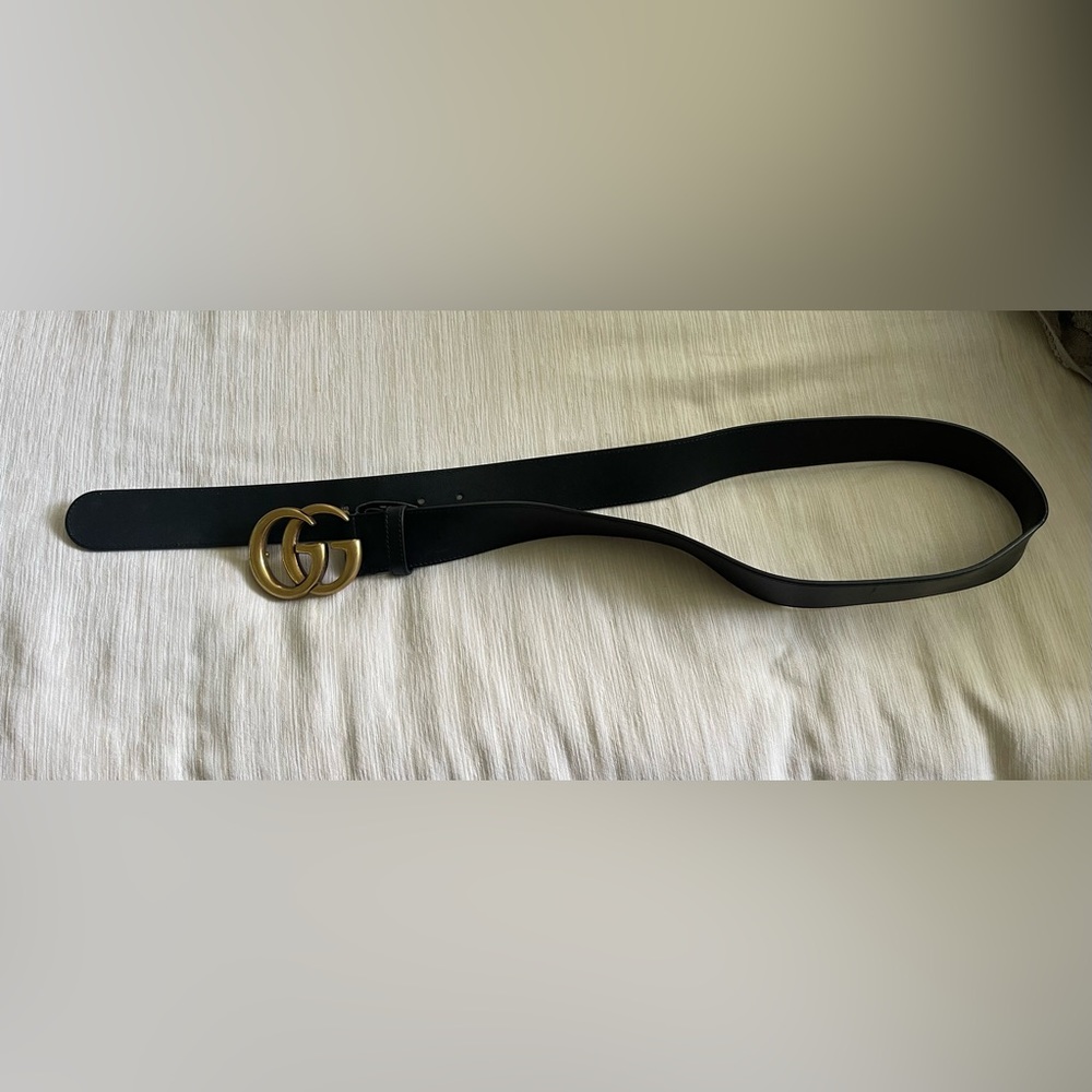 Gucci 2015 Re-Edition Wide Leather Belt